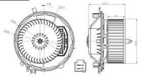 PARTES AIRE ACONDICIONADO 34283 - VENTILADOR HABITACULO VW PASSAT 2.0