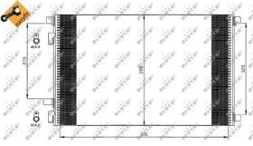 PARTES AIRE ACONDICIONADO 35449 - CONDENSADOR RENAULT SCENIC 1.9D 03-