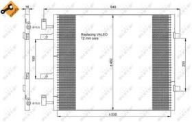 PARTES AIRE ACONDICIONADO 35845 - CONDENSADOR RENAULT TRAFIC 2.0D 01-