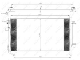 PARTES AIRE ACONDICIONADO 35869 - CONDENSADOR SUBARU FORESTER 2.0 02-