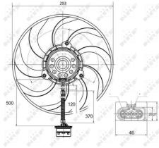 PARTES AIRE ACONDICIONADO 47373 - VENTILADOR VW POLO 1.2 02-0X0X0
