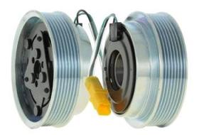 DESPIECE DE COMPRESOR EMT-829 - EMBRAGUE COMPLETO SD6V12 125MM PLV-7 12V (1904)