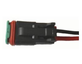 DESPIECE DE COMPRESOR PLUG-006 - CONECTOR DE BOBINA SCANIA 2PIN