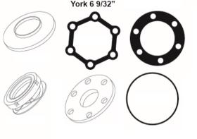 DESPIECE DE COMPRESOR RET-021N - RETEN COMPRESOR YORK 206/209/210 (6 TORNILLOS) (7.14MM) (9/3