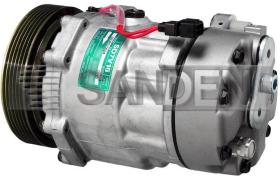 COMPRESORES SD-054 - COMP. SANDEN SD7V16 128MM PLV-6 12V (CULATA VQM) (1118 / 114