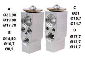 PARTES AIRE ACONDICIONADO VE-004 - VALVULA DE EXPANSION