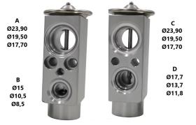 PARTES AIRE ACONDICIONADO VE-006 - VALVULA DE EXPANSION