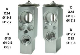 PARTES AIRE ACONDICIONADO VE-007 - VALVULA DE EXPANSION