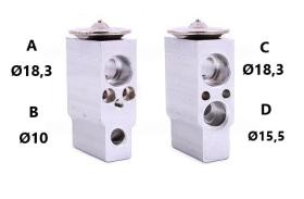 PARTES AIRE ACONDICIONADO VE-009 - VALVULA DE EXPANSION