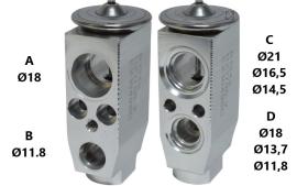 PARTES AIRE ACONDICIONADO VE-013 - VALVULA DE EXPANSION