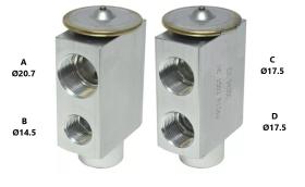 PARTES AIRE ACONDICIONADO VE-014 - VALVULA DE EXPANSION