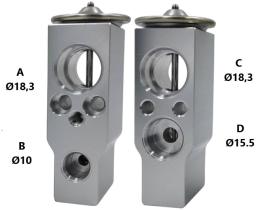 PARTES AIRE ACONDICIONADO VE-018 - VALVULA DE EXPANSION