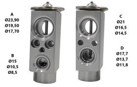 PARTES AIRE ACONDICIONADO VE-019 - VALVULA DE EXPANSION