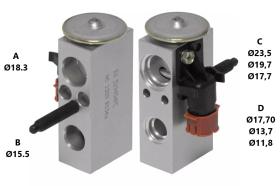 PARTES AIRE ACONDICIONADO VE-020 - VALVULA DE EXPANSION