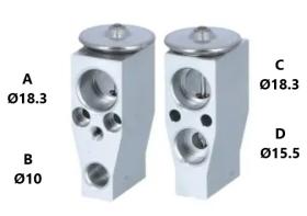 PARTES AIRE ACONDICIONADO VE-022 - VALVULA DE EXPANSION
