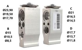 PARTES AIRE ACONDICIONADO VE-023 - VALVULA DE EXPANSION