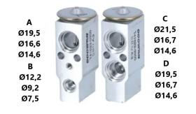 PARTES AIRE ACONDICIONADO VE-026 - VALVULA DE EXPANSION