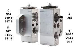 PARTES AIRE ACONDICIONADO VE-032 - VALVULA DE EXPANSION