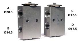 PARTES AIRE ACONDICIONADO VE-037 - VALVULA DE EXPANSION