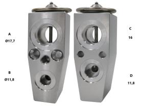 PARTES AIRE ACONDICIONADO VE-038 - VALVULA DE EXPANSION