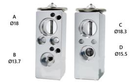 PARTES AIRE ACONDICIONADO VE-038 - VALVULA DE EXPANSION