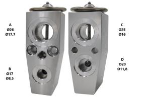 PARTES AIRE ACONDICIONADO VE-046 - VALVULA DE EXPANSION