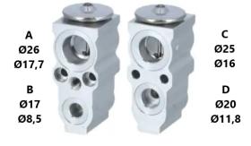 PARTES AIRE ACONDICIONADO VE-047 - VALVULA DE EXPANSION