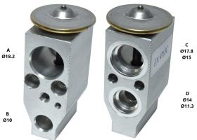 PARTES AIRE ACONDICIONADO VE-049 - VALVULA DE EXPANSION
