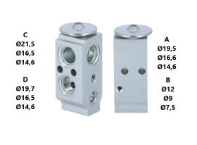 PARTES AIRE ACONDICIONADO VE-061 - VALVULA DE EXPANSION