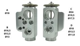 PARTES AIRE ACONDICIONADO VE-062 - VALVULA DE EXPANSION