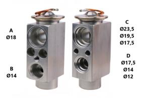 PARTES AIRE ACONDICIONADO VE-063 - VALVULA DE EXPANSION