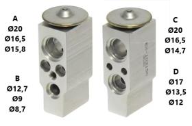 PARTES AIRE ACONDICIONADO VE-071 - VALVULA DE EXPANSION