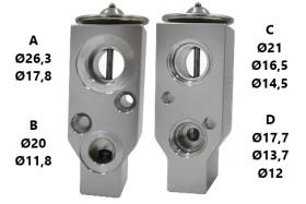 PARTES AIRE ACONDICIONADO VE-074 - VALVULA DE EXPANSION