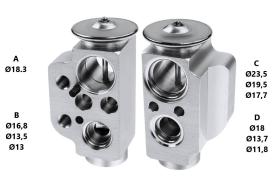 PARTES AIRE ACONDICIONADO VE-078 - VALVULA DE EXPANSION