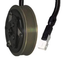 DESPIECE DE COMPRESOR EMT-1227 - EMBRAGUE COMPRESOR SANDEN 119MM PLV-6 12V ESTRIADO