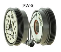 DESPIECE DE COMPRESOR EMT-1681 - EMBRAGUE COMPLETO HALLA HS09 118MM PLV-5 12V