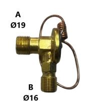 PARTES AIRE ACONDICIONADO VE-081 - VALVULA DE EXPANSION DE ''L''