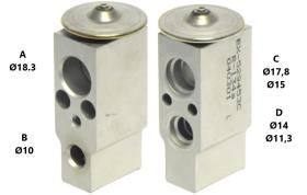 PARTES AIRE ACONDICIONADO VE-082 - VALVULA DE EXPANSION