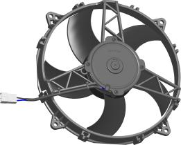 PARTES AIRE ACONDICIONADO VEN-9083 - ELEC. SPAL 280 MM. 5 PALAS ASP. 12V. VA26-AP50-C44A
