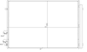 PARTES AIRE ACONDICIONADO 350477 - CONDENSADOR VW CRAFTER 2.0D 17-0X0X0