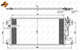 PARTES AIRE ACONDICIONADO 35762 - CONDENSADOR SCANIA P-/G-/R-/T-SERIES 04-712X380X16