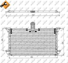 PARTES AIRE ACONDICIONADO 35061 - CONDENSADOR SCANIA 4-SERIES 96-820X455X26