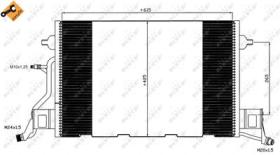 PARTES AIRE ACONDICIONADO 35564 - CONDENSADOR AUDI A6 4.2 97-615X425X16