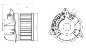 PARTES AIRE ACONDICIONADO 34271 - VENTILADOR HABITACULO FORD FOCUS 1.6 99-0X0X0