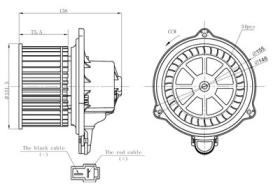 PARTES AIRE ACONDICIONADO 34274 - VENTILADOR HABITACULO HYUNDAI I30 1.4 07-0X0X0