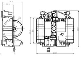 PARTES AIRE ACONDICIONADO 34281 - VENTILADOR HABITACULO MERCEDES S-SERIES 3.0D 13-0X0X0