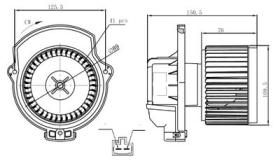 PARTES AIRE ACONDICIONADO 34297 - VENTILADOR HABITACULO TOYOTA IQ 1.0 09-0X0X0