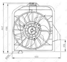 PARTES AIRE ACONDICIONADO 47032 - VENTILADOR CHRYSLER VOYAGER 2.4 00-0X0X0