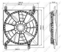 PARTES AIRE ACONDICIONADO 47257 - VENTILADOR SUZUKI SX4 1.6 06-0X0X0