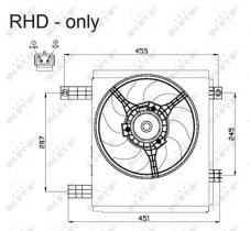 PARTES AIRE ACONDICIONADO 47447 - VENTILADOR SMART CITY COUPE 0.6 98-0X0X0